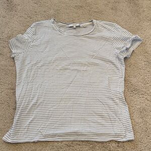 Striped White and Blue Vince t